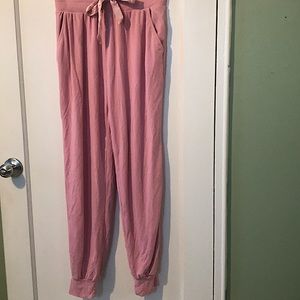 VS ribbed Pink Joggers